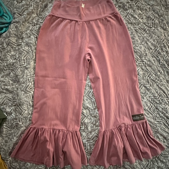 Matilda Jane | Pants & Jumpsuits | Matilda Jane Dusty Pink Ruffle Wide ...